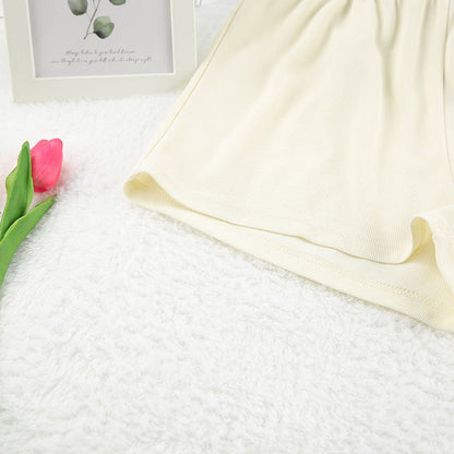 3PCS Waffle Solid Color Homewear Sets