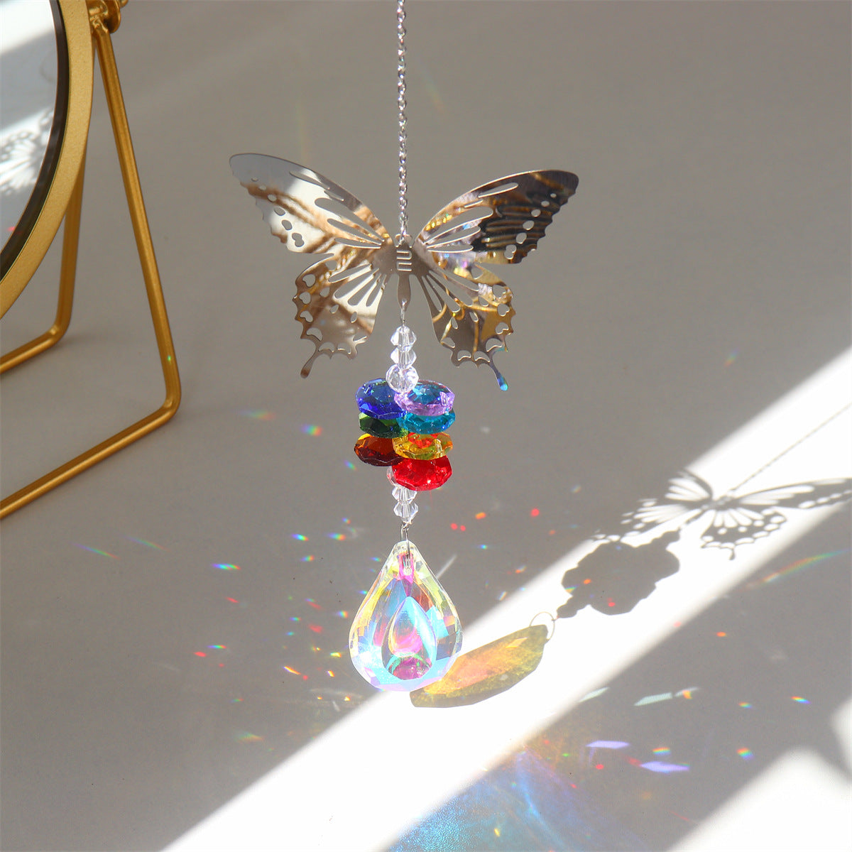 3+ Metal Animal Crystal Suncatcher Hangings