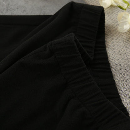 Soft Round Neck Long Sleeve Pajamas Sets