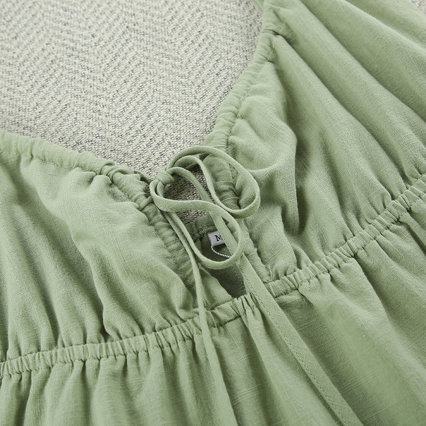 Sexy Hellow Backless Sleepwear Dress