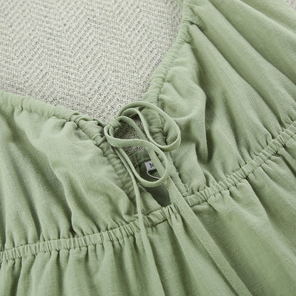 Sexy Hellow Backless Sleepwear Dress