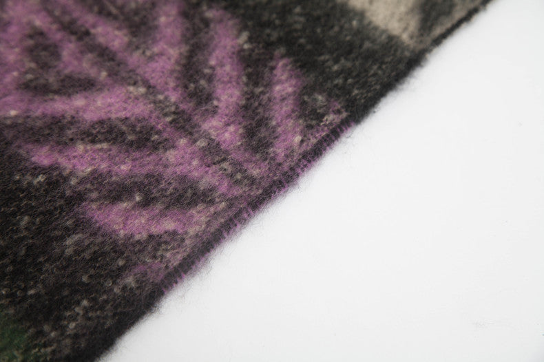 Print Tassel Contrast Color