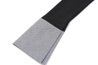 Trendy Color Block Striped Long Sleeve Top