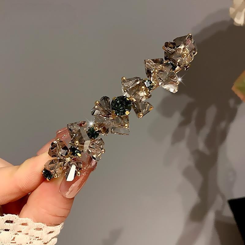 Elegant Handmade Beaded Barrette Hair Clip