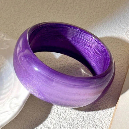 Purple Round Simple Layered Bracelets