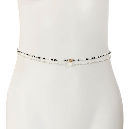 Star Beaded Double Layers Waist Chain
