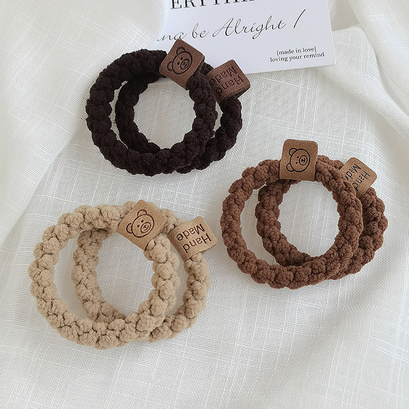Simple High Stretchy 5PCS Hair Ties