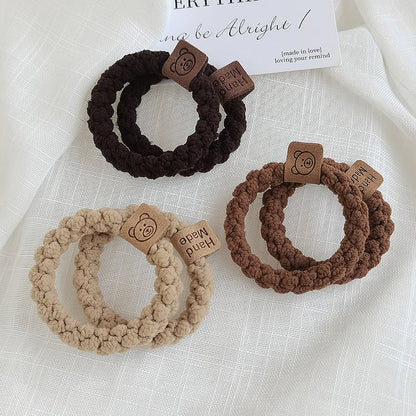 Simple High Stretchy 5PCS Hair Ties