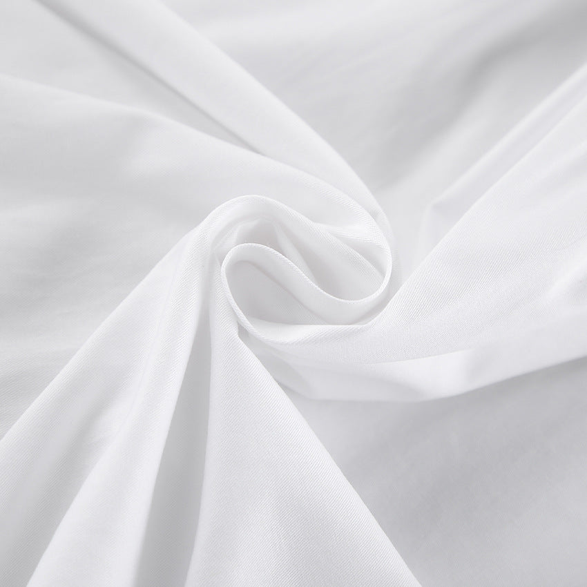 Lapel Buttons A-Line Mini Dress