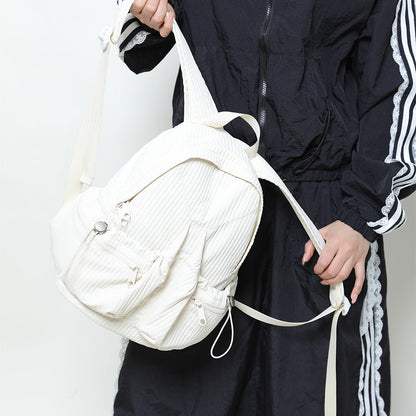 Lightweight Ruffled Portable Backpack