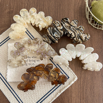 Elegant Geometric Acetate Hair Claw Clips