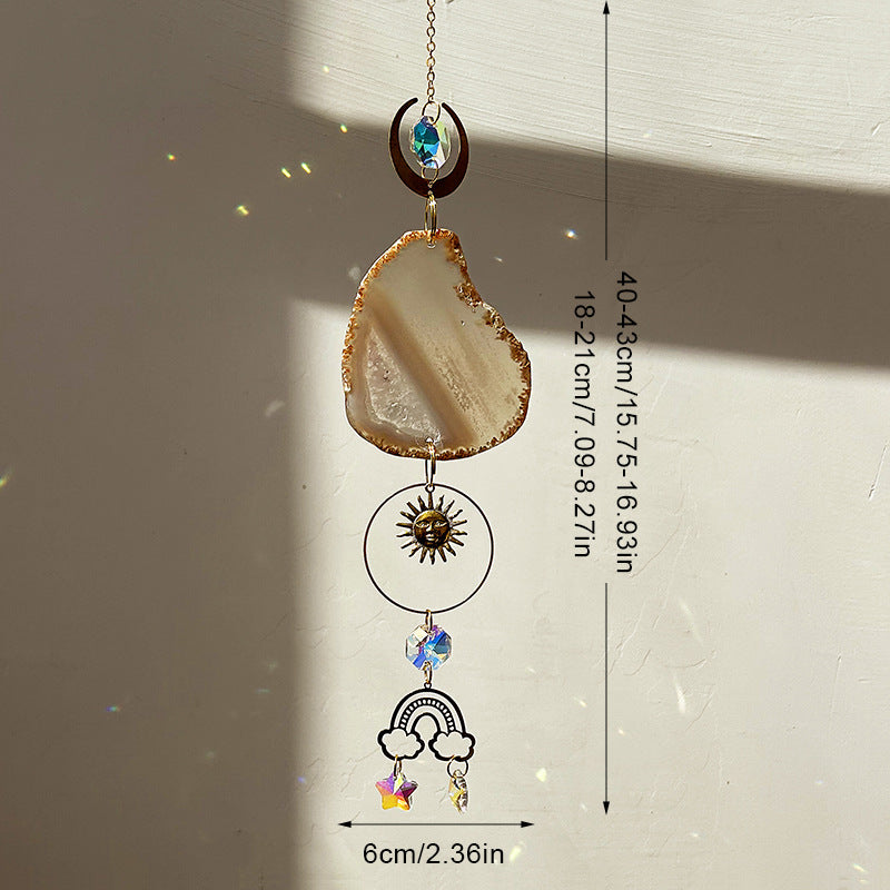 Colorful Stone Hanging Crystal Decoration