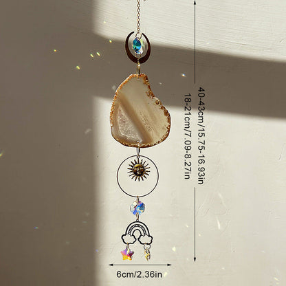 Colorful Stone Hanging Crystal Decoration