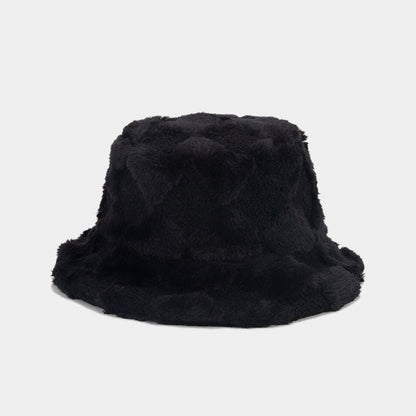 Solid Color Simple Diamond Checker Bucket Hats