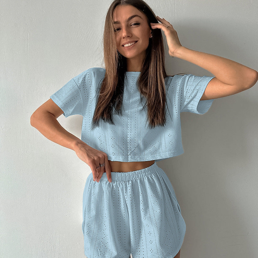 Loose Cute Simple Sleepwear Sets