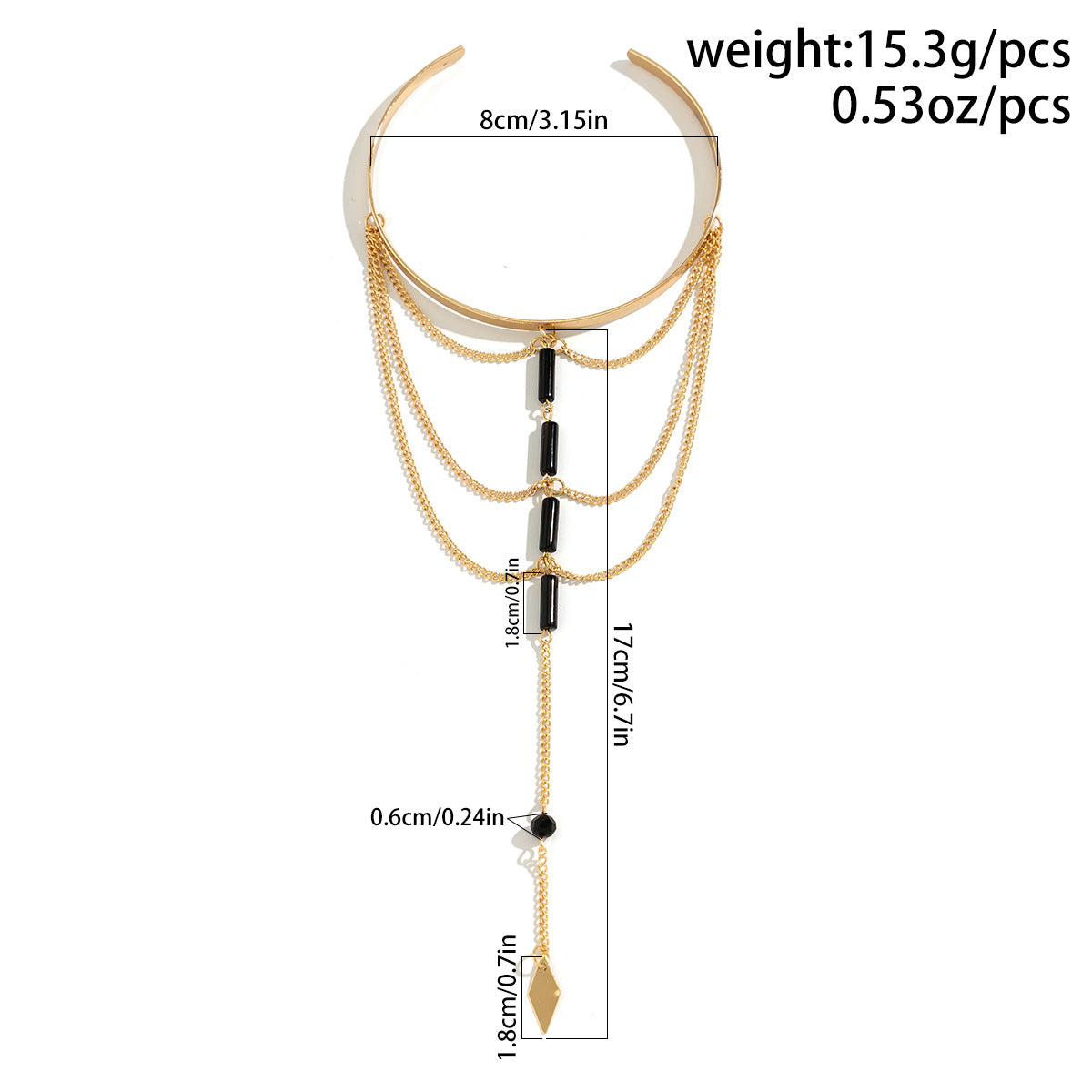 Turquoise Tassel Elegant Arm Cuff