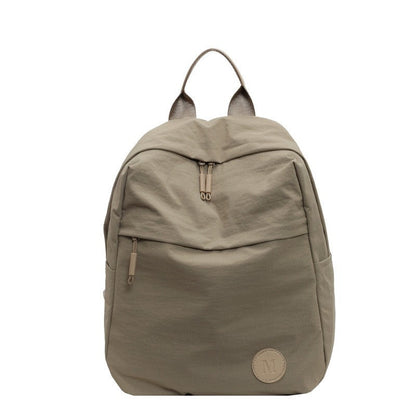 Casual Solid Color Portable Travel Backpack