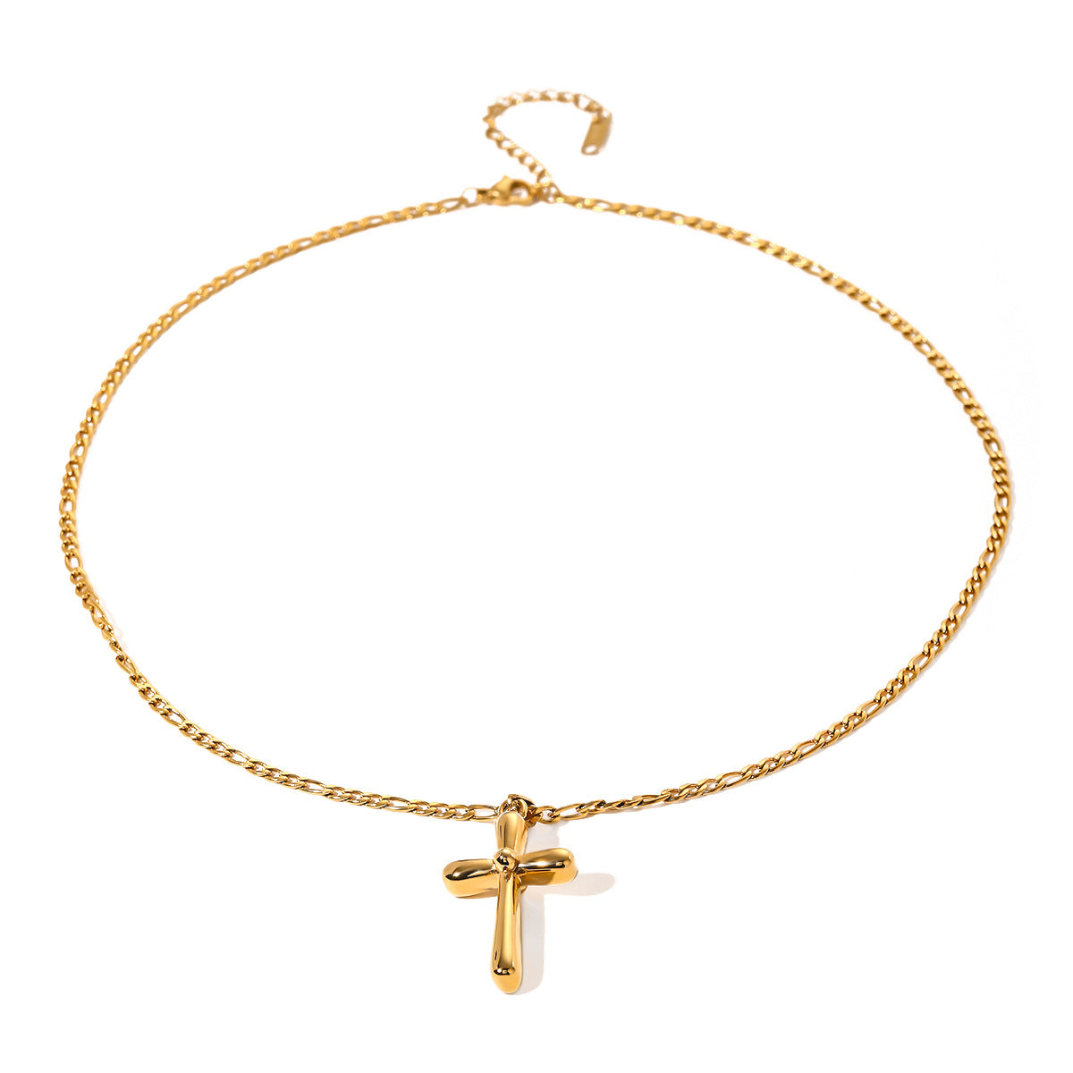 Simple Vintage Cross Pendant Nevklace