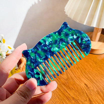 Cute Mini Cat Ear Acetate Hair Comb