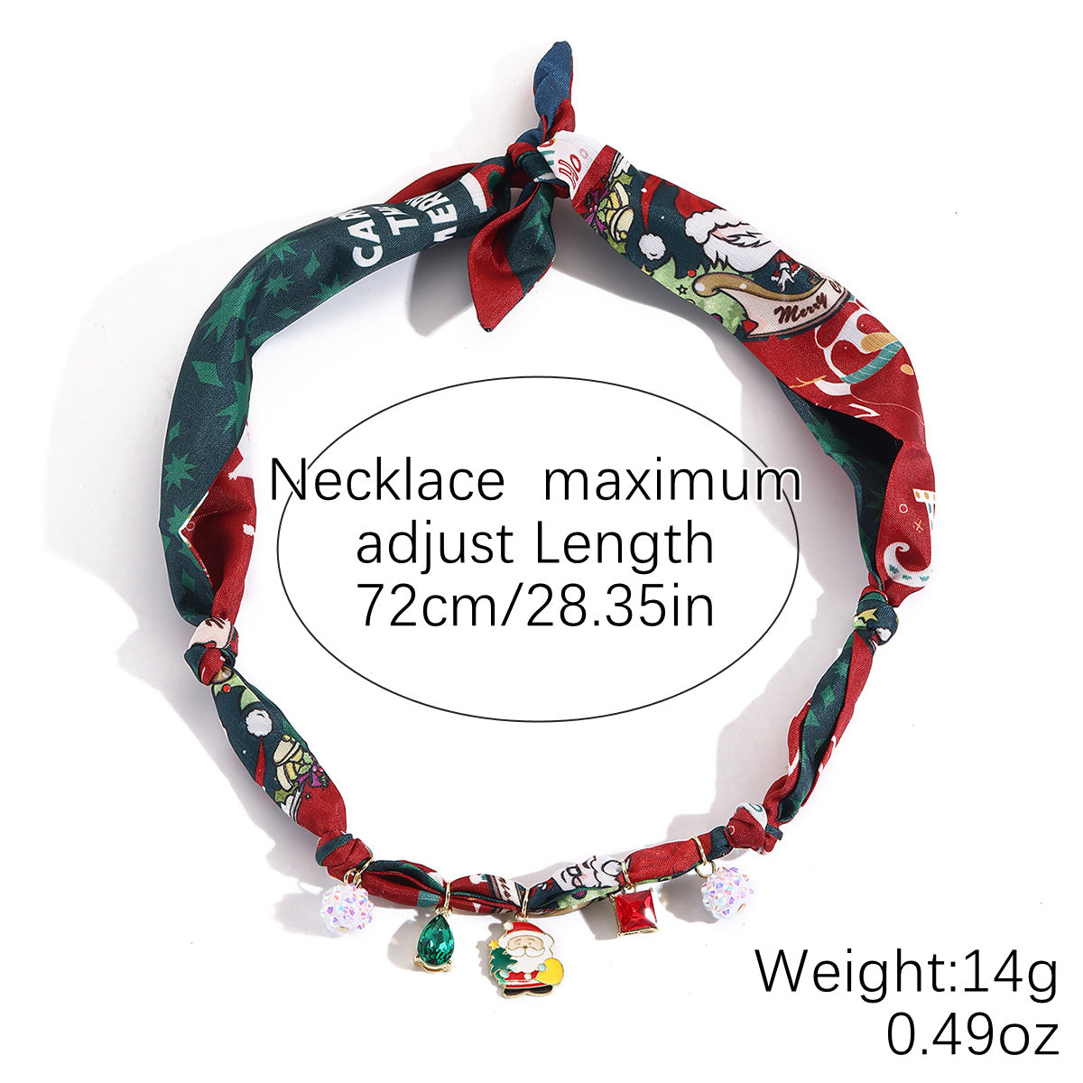 Elegant Pendant Floral Scarf Necklace