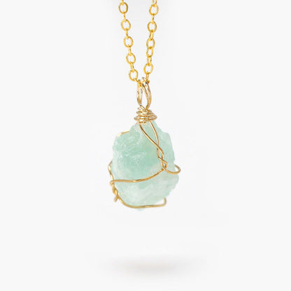 Irregular Stone Pendant Simple Neckalce