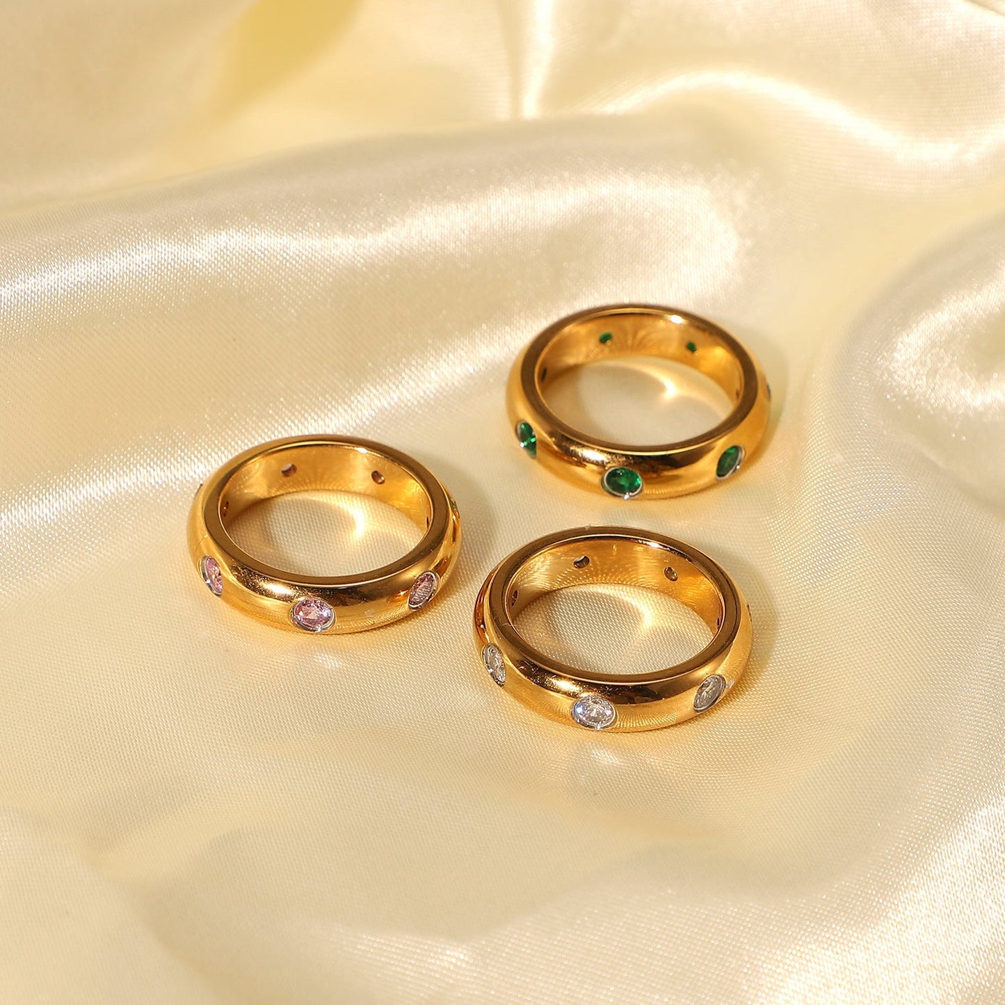 Vintage Diamond Simple Ring