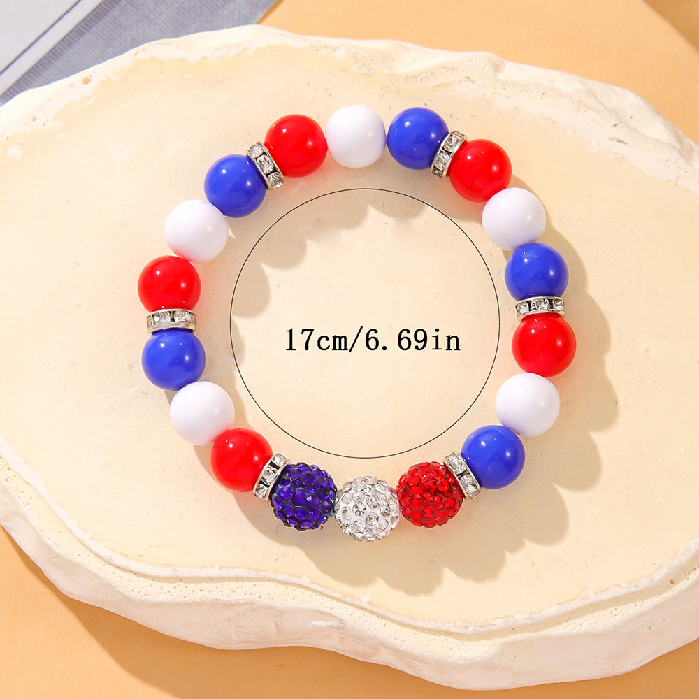 Stylish Star Pendant Love Beaded Bracelet