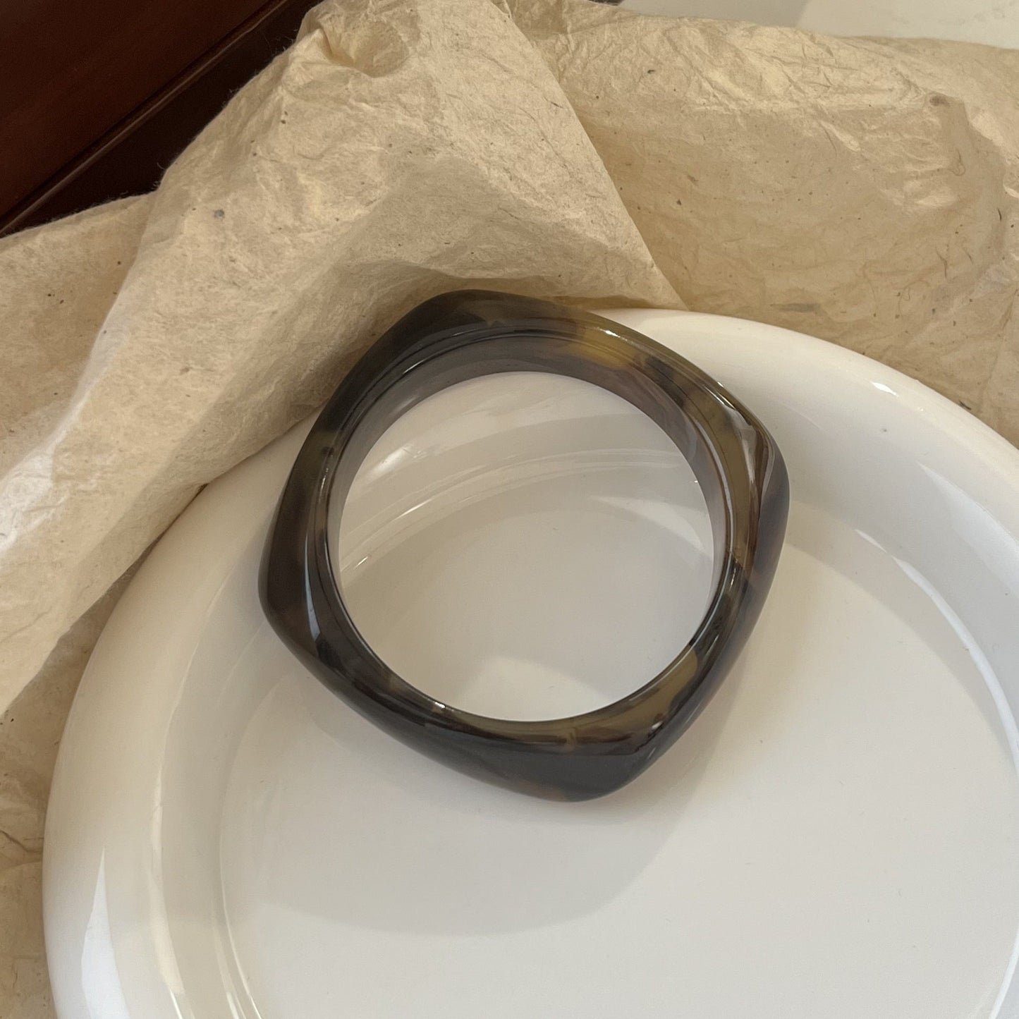 Geometric Polygon Irregular Acrylic Bracelets