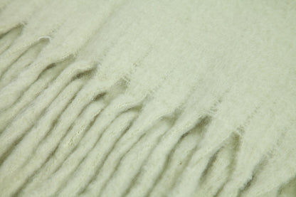 Solid Color Simple Tassel Scarves