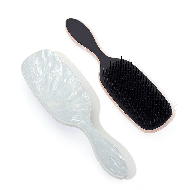 Marbled Handle Massage Air Cushion Comb