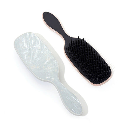 Marbled Handle Massage Air Cushion Comb