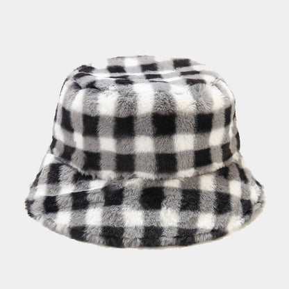 Contrast Color Checker Outdoors Bucket Hats