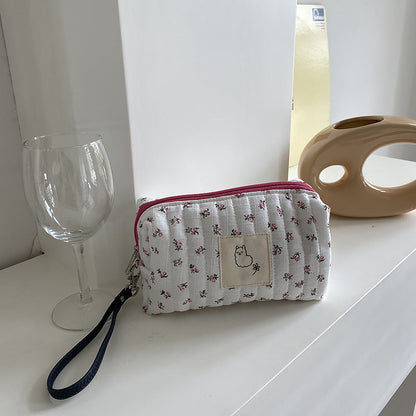 Flower Cherry Sweet Cosmetic Bag