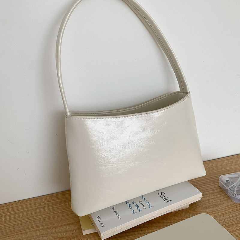 Solid Color Casual Square Tote Bag