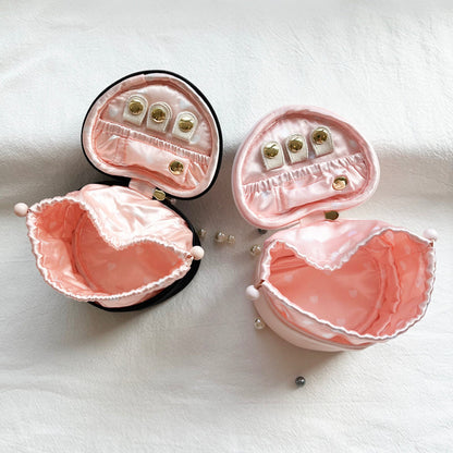 Cute Letter Embroidered Jewelry Case