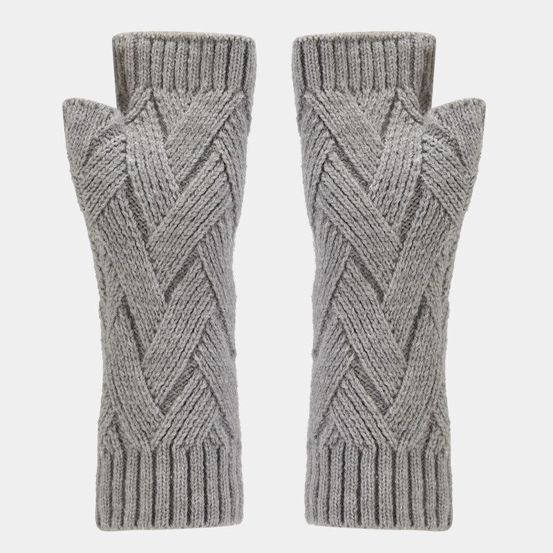 3PCS Solid Color Twist Hat & Scarf Sets