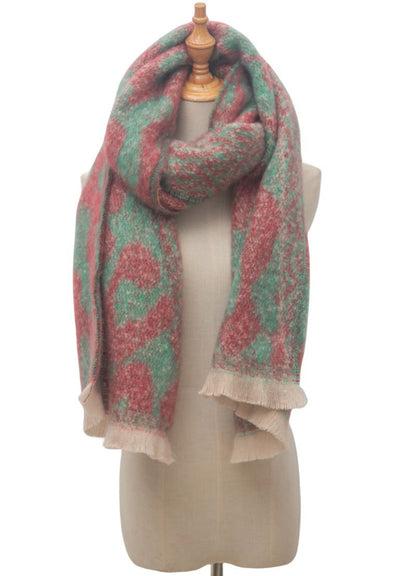 Vintage Leopard Print Soft Scarves