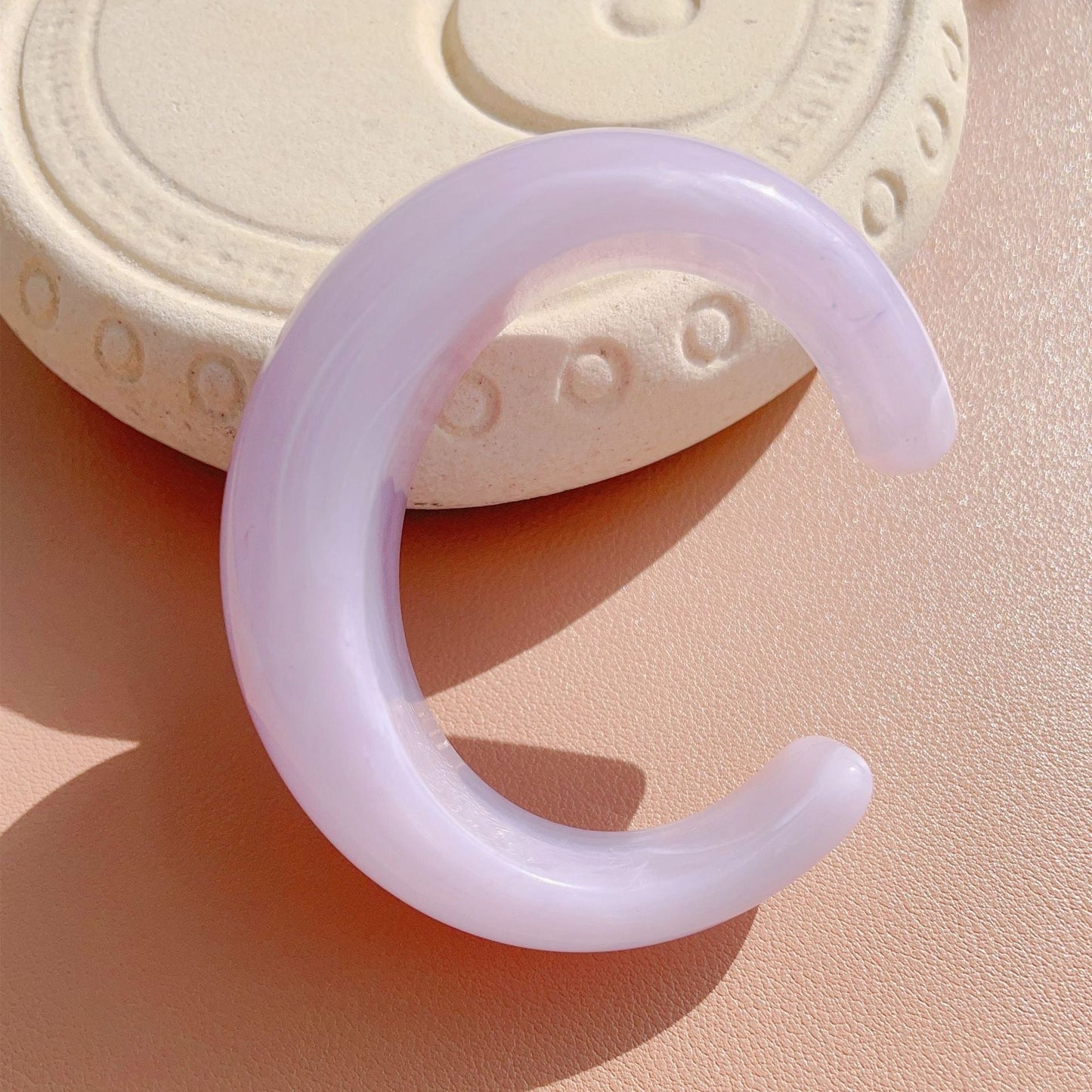 Multicolor Open Acrylic Resin Bracelets