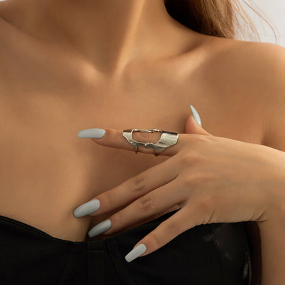 Hellow Geometric Exaggerated Index Ring
