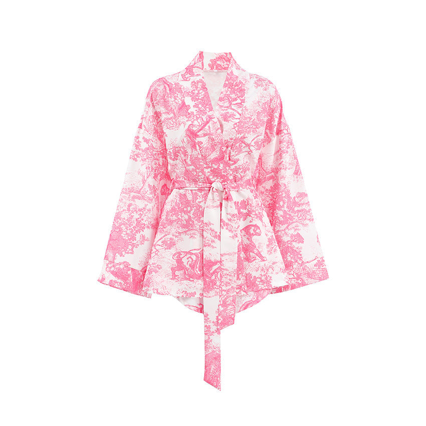 Print Soft Loose Homewear Sets