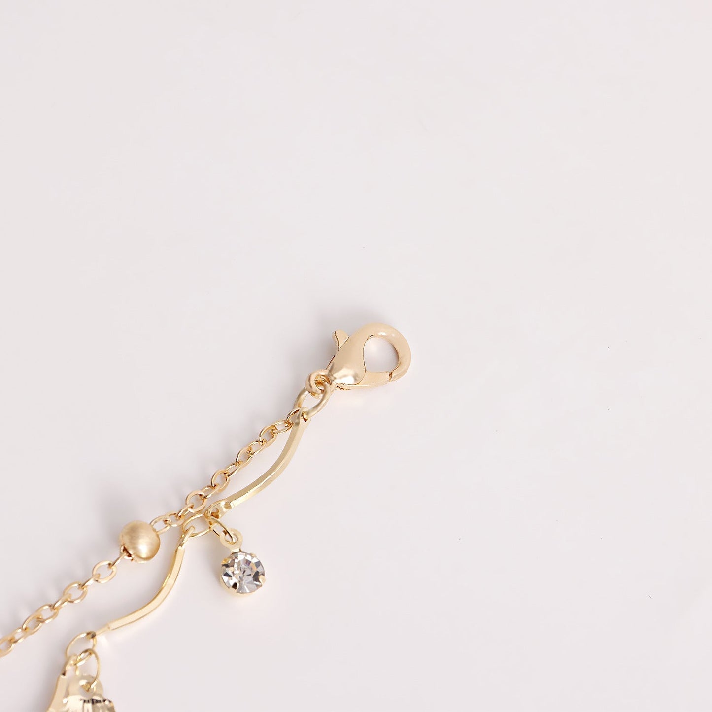 Simple Shell Sequin Rhinestone Waist Chain