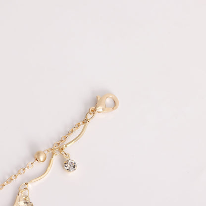 Simple Shell Sequin Rhinestone Waist Chain