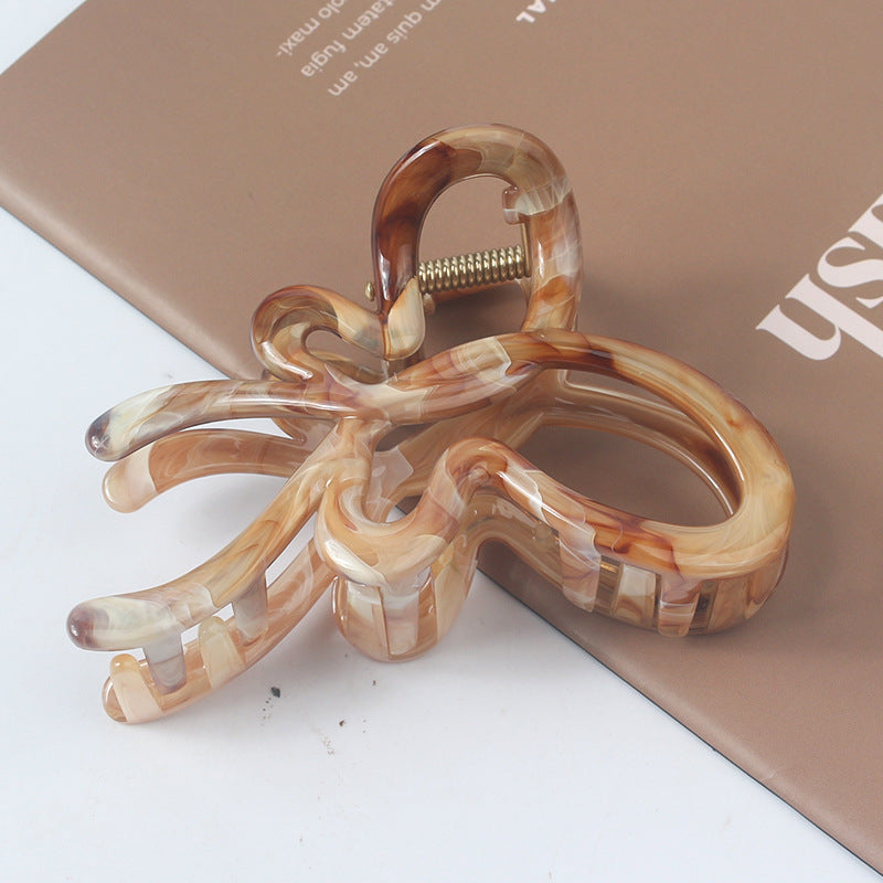 Simple Hollow Out Butterfly Hair Claw Clip