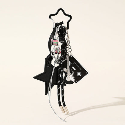 Guitar Record Butterfly Bag Charms