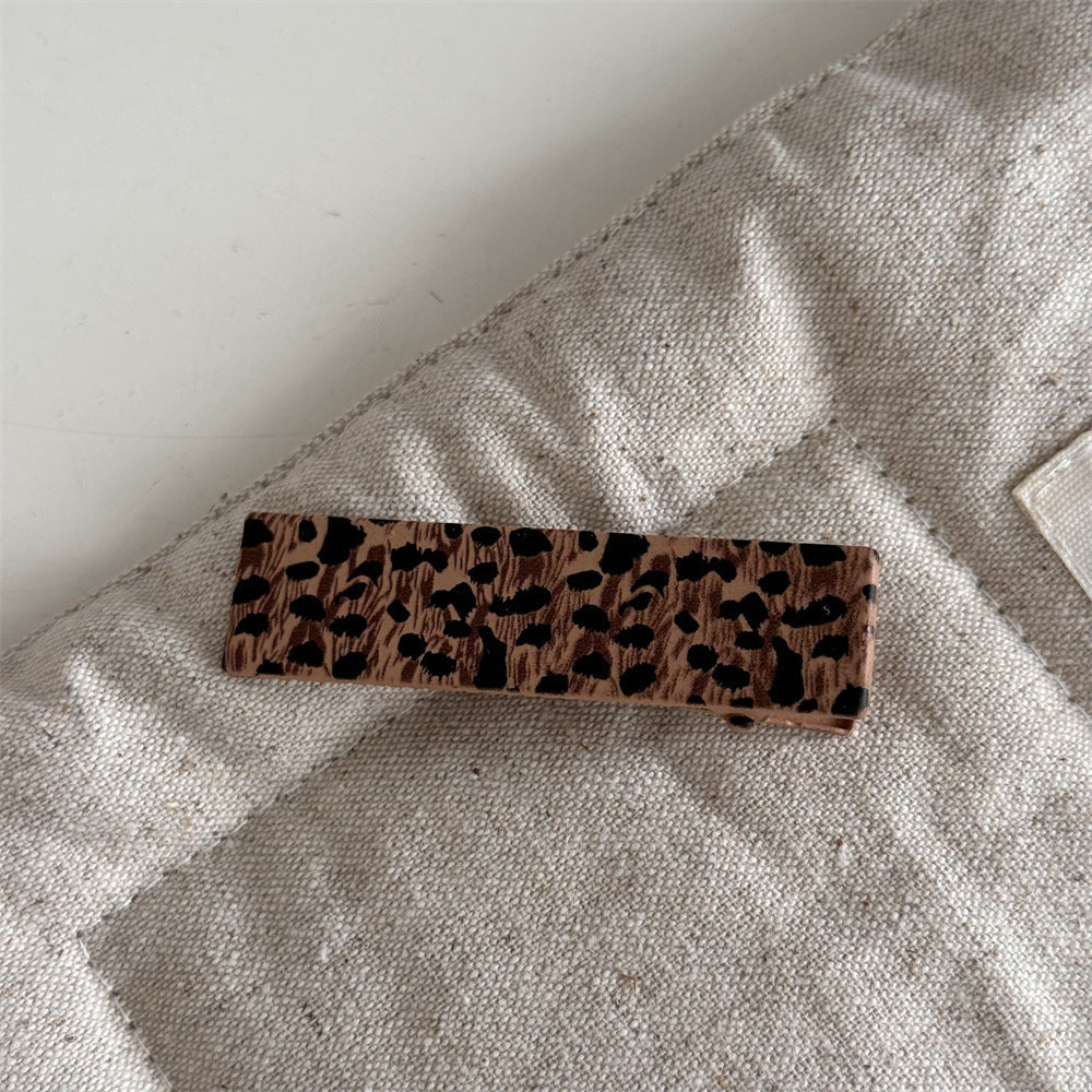 Leopard Simple Vintage Hair Clips