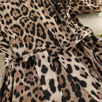 Leopard Print Loose Homewear Sets