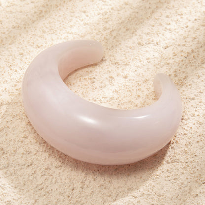 Layered Acrylic Resin Open Bracelets