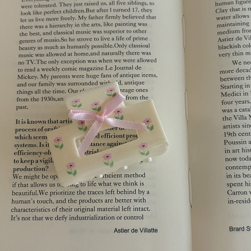 Cute Bow Flower Claw Clip