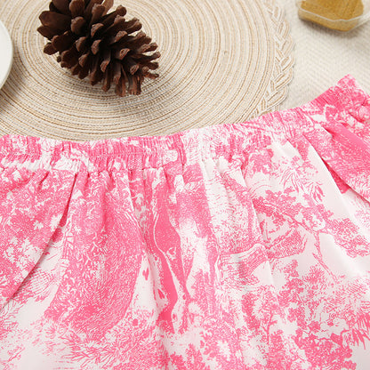 Print Soft Loose Homewear Sets