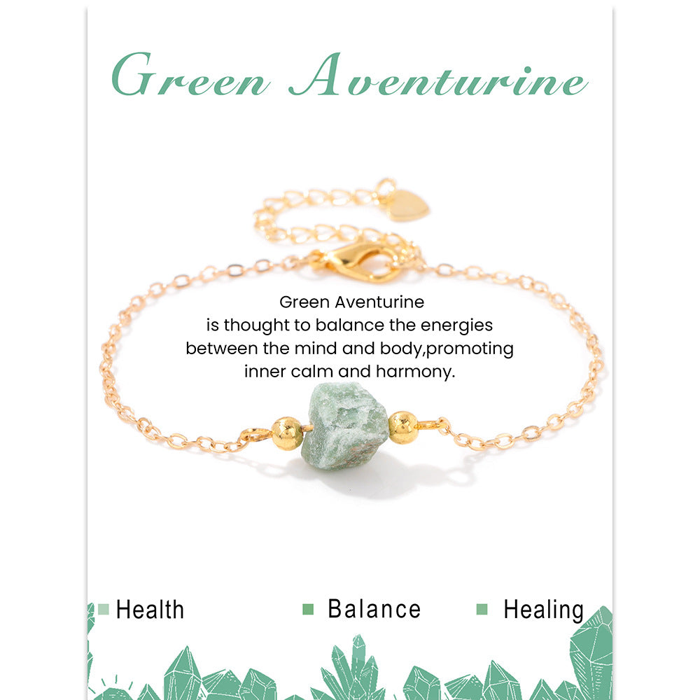 Elegant Irregular Stone Simple Beaded Bracelets